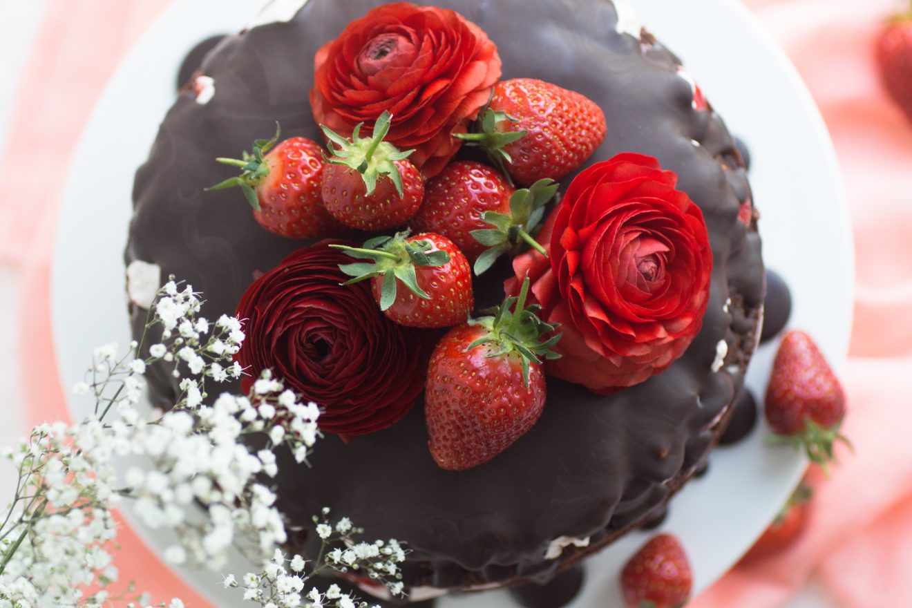 Super Einfach Mit Wow Effekt Schokoladen Erdbeer Naked Cake