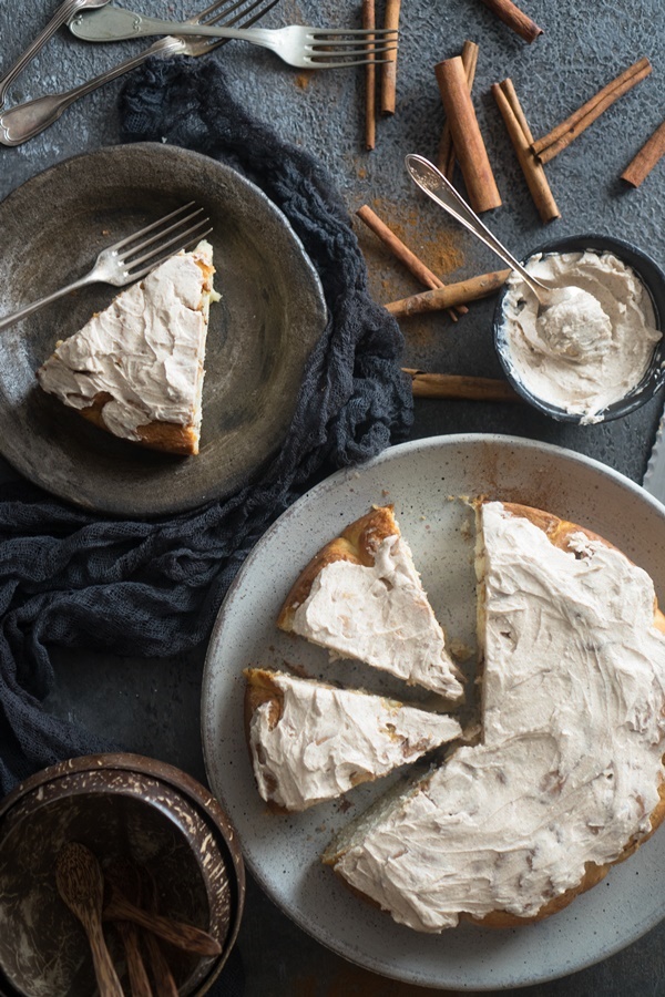 Weltbester Zimtschnecken-Kuchen - Rosenkuchen mit Zimt - gelingsicher und lecker