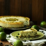Cremiger Limetten-Pistazien-Cheesecake
