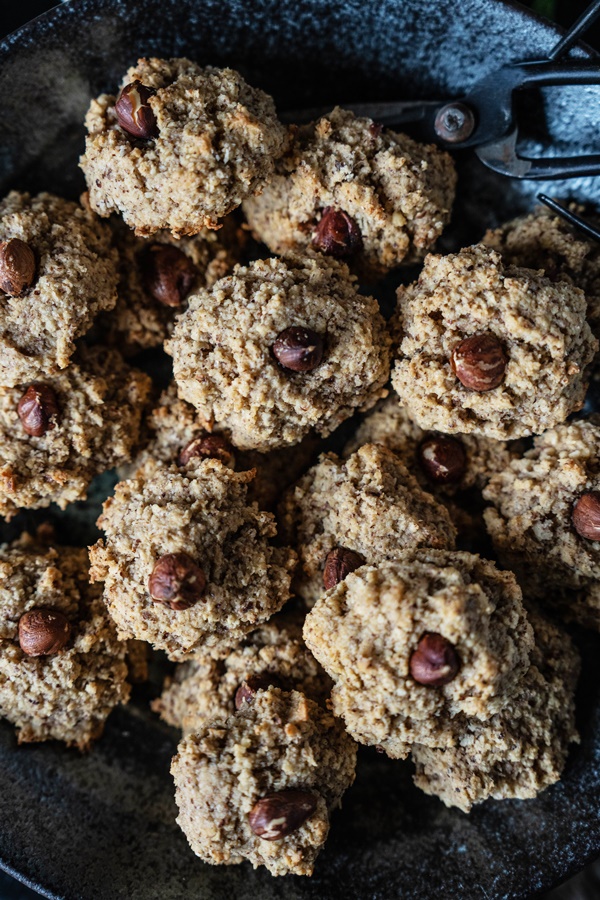 Einfaches Rezept für Haselnussmakronen