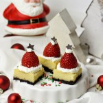 Santa-Mützen-Cheesecake