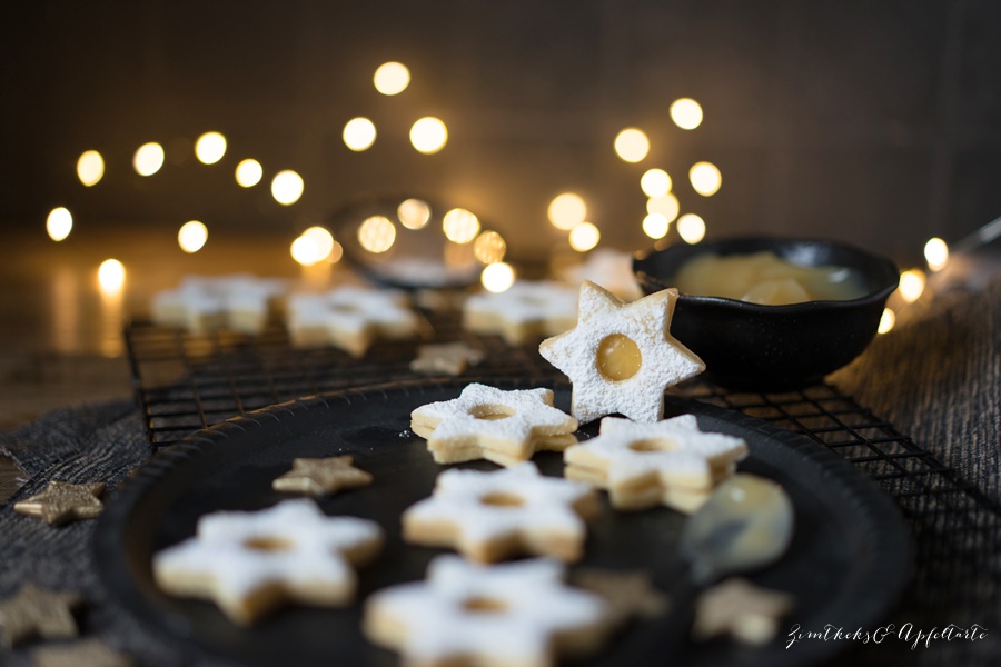 Spitzbuben mit Lemon-Curd - leckerer Klassiker 