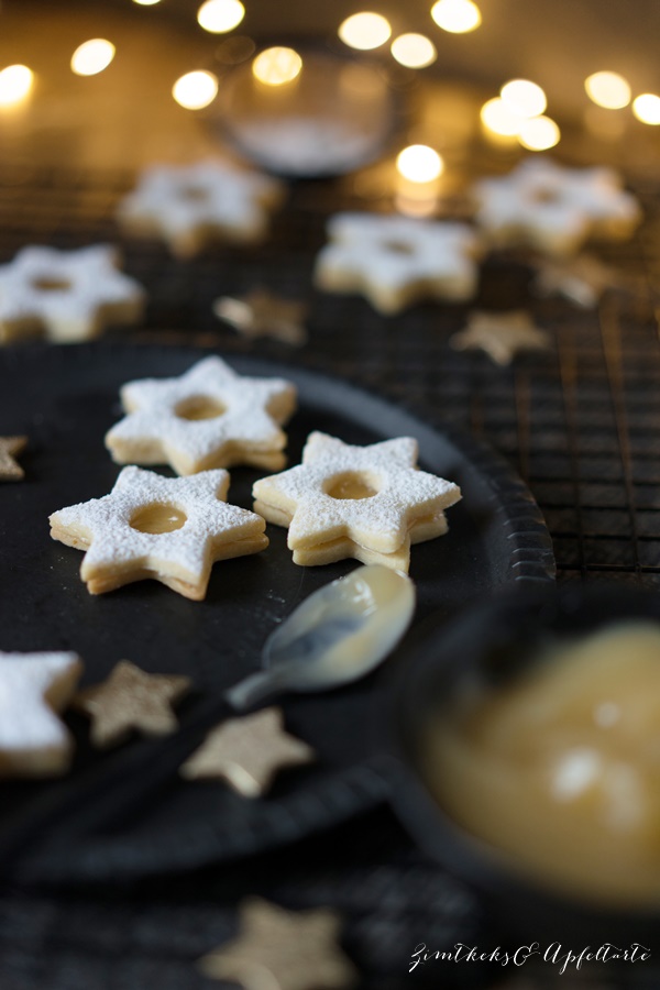 Spitzbuben mit Lemon Curd - ganz einfaches und gelingsicheres Rezept!