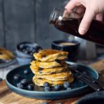 Klassische Blueberry-Pancakes - Heidelbeer-Pancakes