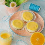 Mini-Cheesecake </br>mit Orangen-Curd