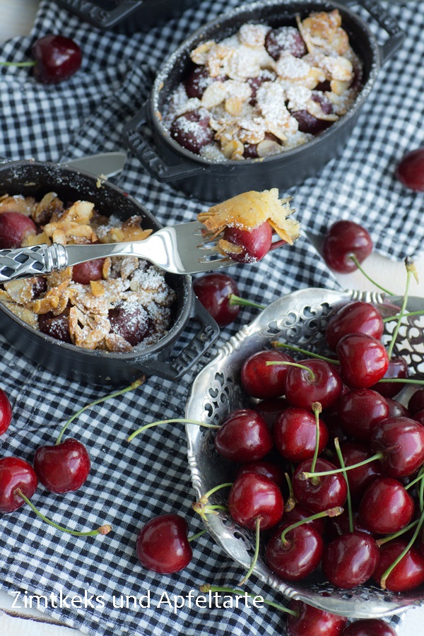 Klassischer Kirsch-Clafoutis - Zimtkeks und Apfeltarte