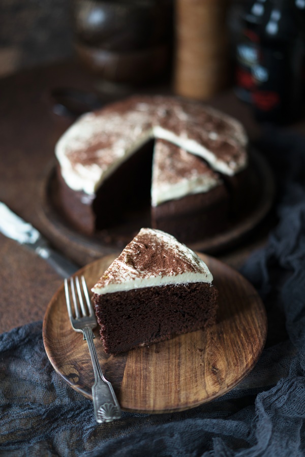 Saftiger Guinness-Schokoladenkuchen - Zimtkeks und Apfeltarte