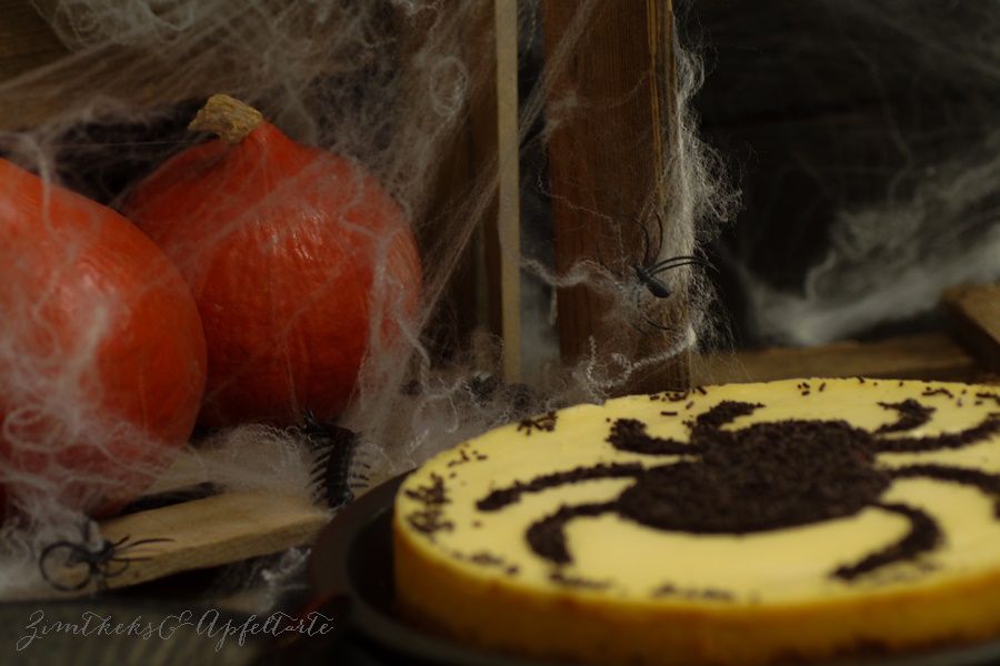 Kürbis Cheesecake auch für Halloween