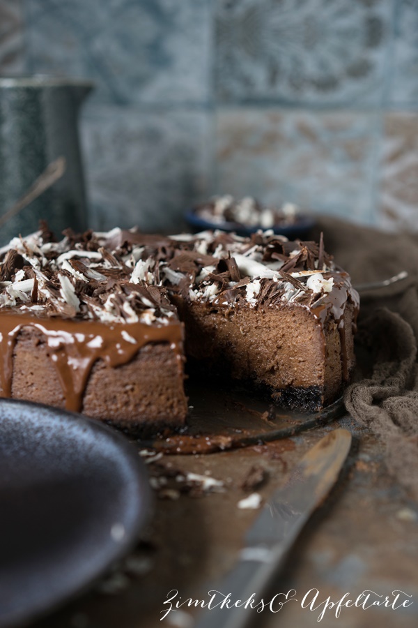 Einfaches Rezept für cremiger Schokoladen-Cheesecake - Chocolate Cheesecake