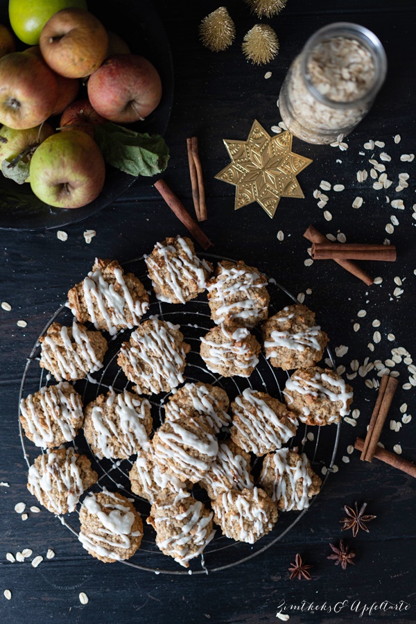 Rezept für saftige Bratapfel-Cookies