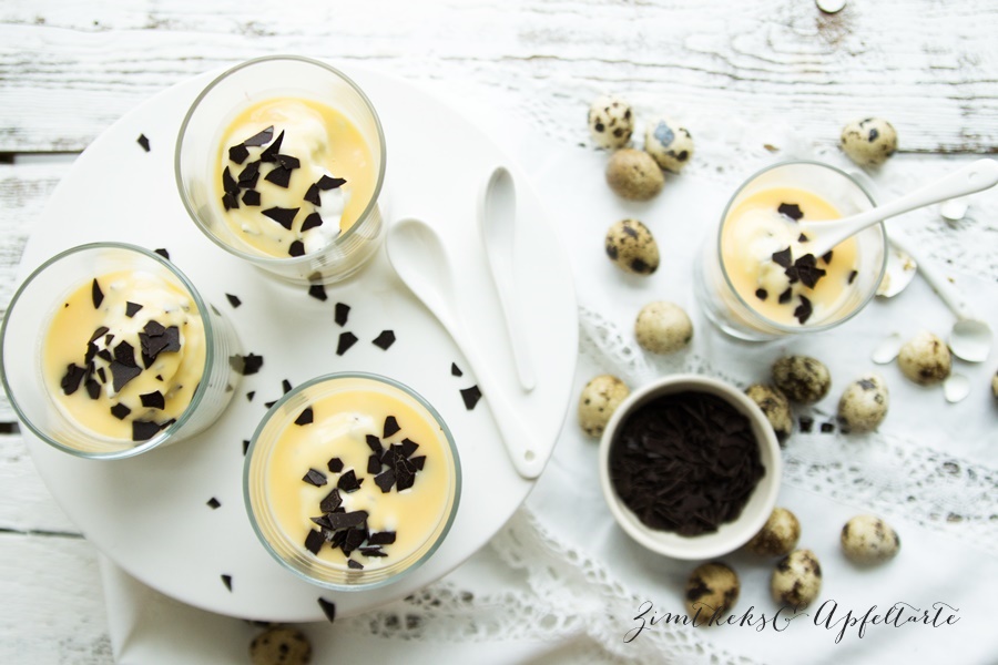 schnell zusammengerührt: Eierlikör-Brownie-Dessert