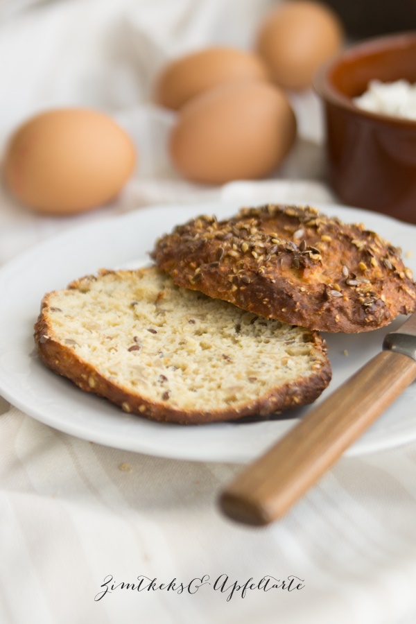 Schnelles Rezept für Low Carb Eiweißbrötchen