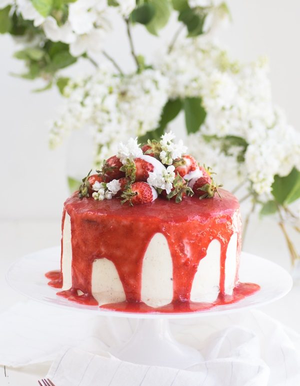 Tolles Rezept für Erdbeer-Frischkäse-Torte zu Muttertag