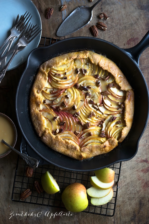 Köstlich backen mit Äpfeln - Andrea Natschke-Hofmann - ZimtkeksundApfeltarte.com - Apfel-Galette