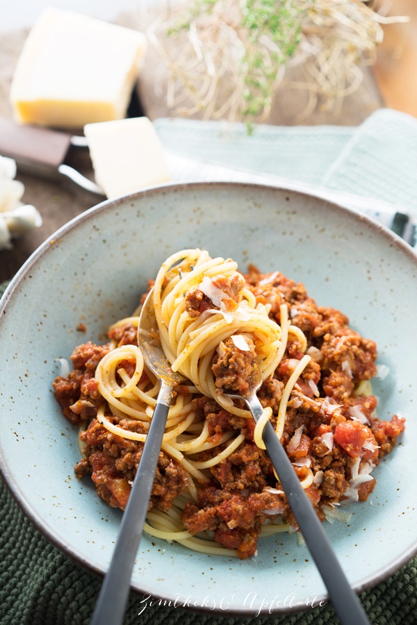 Pasta asciutta oder Spaghetti Bolognese - ganz einfach und lecker