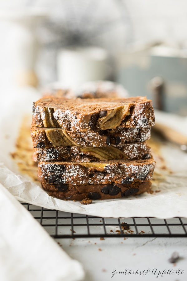 Bananabread - Bananenbrot ganz einfach - gesund, ohne Zucker und mit Nüssen