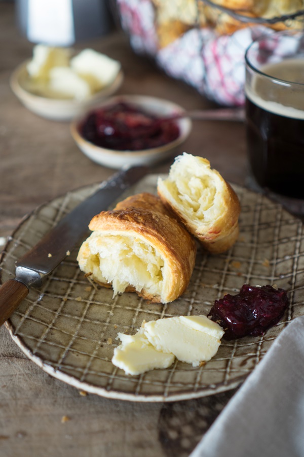 Rezept für Buttrige Croissants zum selber backen 