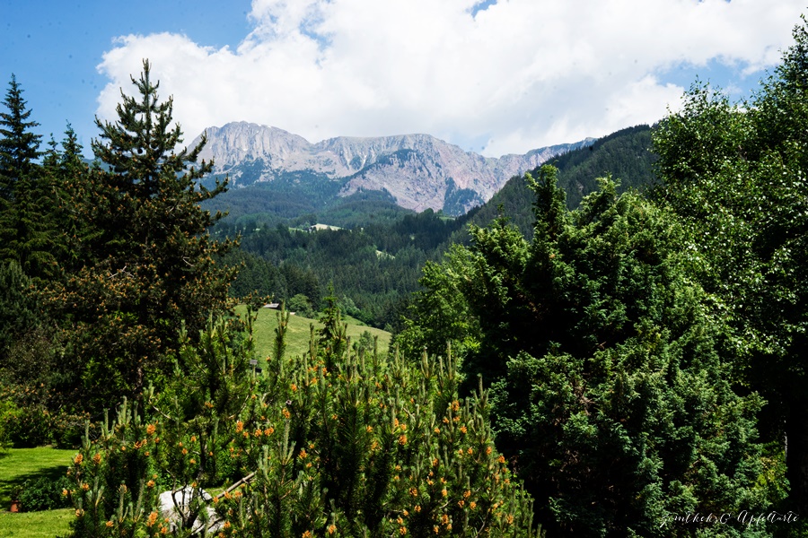 Eine Woche Workation im wunderschönen Südtirol Blick von Bad Schörgau im Sarntal