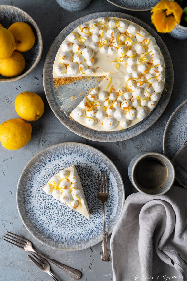 Rezept ganz easy für No-Bake Cheesecake mit Zitrone - Lemon Cheesecake 