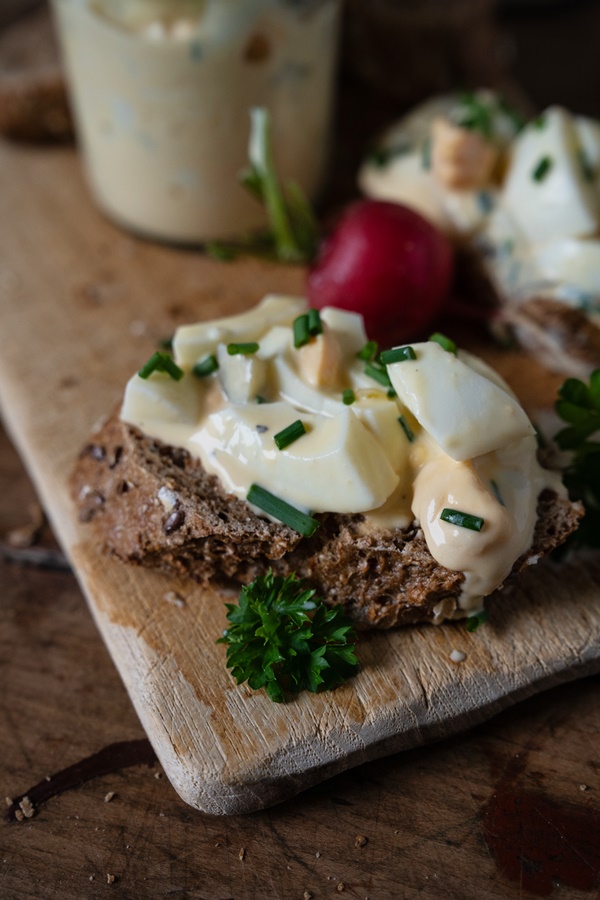 Rezept für Eiersalat wie von Oma