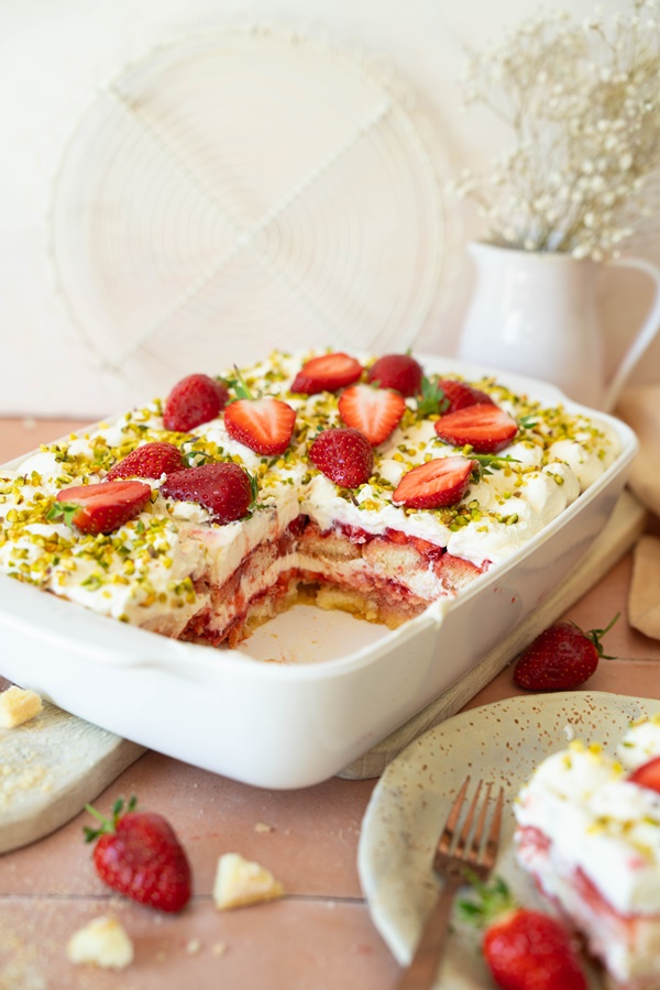 Cremiges und fruchtige Erdbeer-Tiramisu - gelingsicheres Rezept