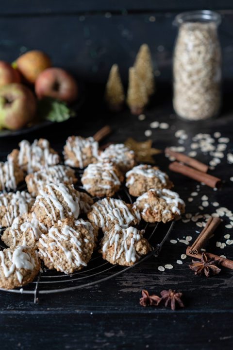 Bratapfelcookies-Bratapfel-Plätzchen