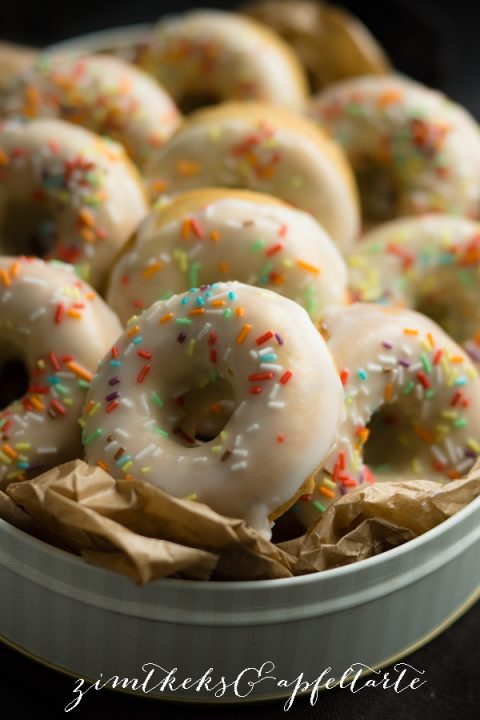 Rezept Zitronen Mohn Donuts aus dem Backofen