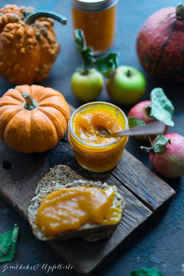 Kürbis Marmelade mit Ingwer