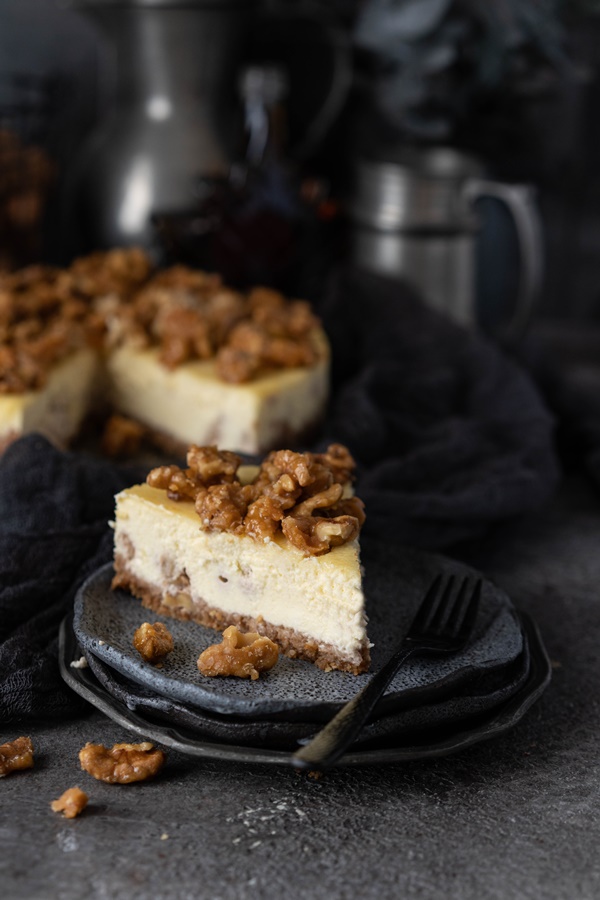 Maple-Walnut-Cheesecake-Walnuss-Käsekuchen-mit-Ahornsirup