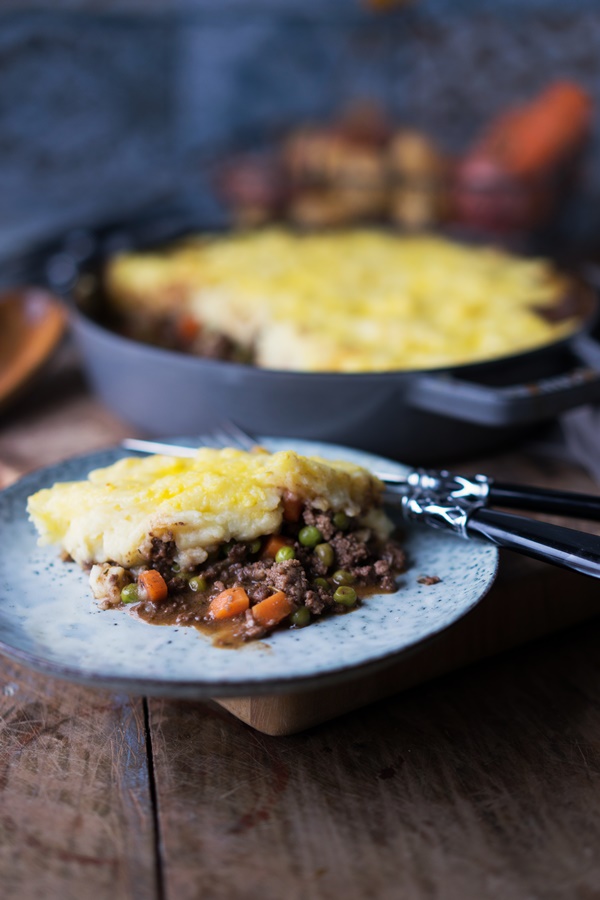 Rezept Sheperd's Pie - Hackfleischauflauf mit Kartoffelhaube