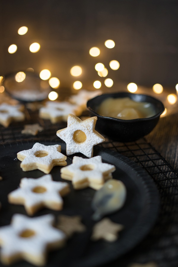 Spitzbuben mit Lemon-Curd - einfach und lecker