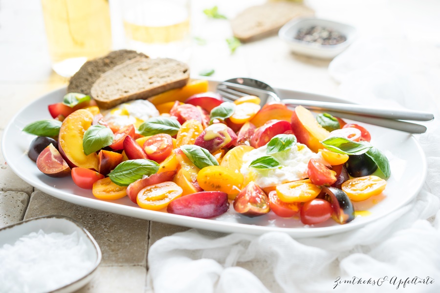 Rezept Tomaten-Steinfrucht Salat