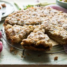 Rezept Rhabarber Streuselkuchen