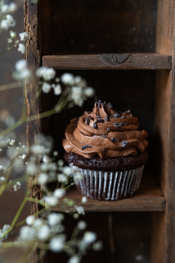 Saftige Schoko-Cupcakes - einfaches Rezept