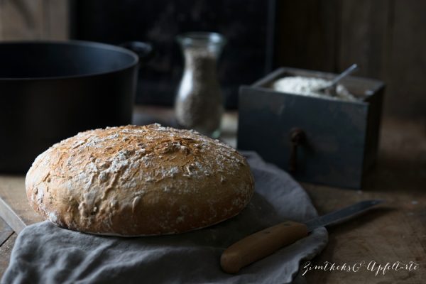 Einfaches Rezept saftiges Sauerteigbrot mit Buttermilch