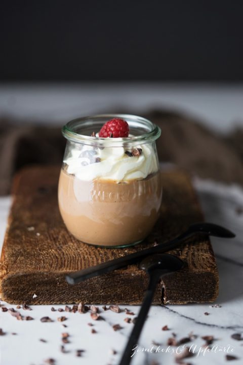 veganer Schokoladenpudding wie von Oma, einfach und schnell selber kochen