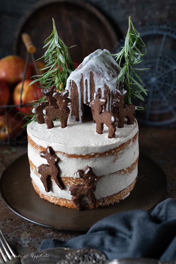 Saftige und fruchtige Winterapfel-Torte