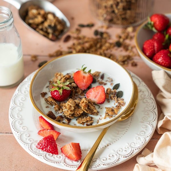 Einfaches Rezept für Knuspermüsli
