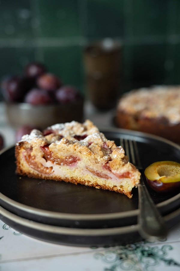 Omas Zwetschgenkuchen mit Zimt-Streuseln - einfaches Rezept