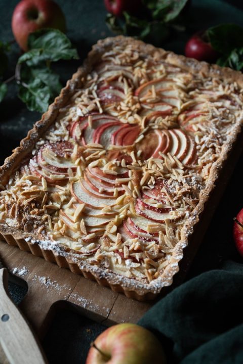 Rezept Apfel-Tarte mit Mandelcreme – Apfel-Frangipane-Tarte