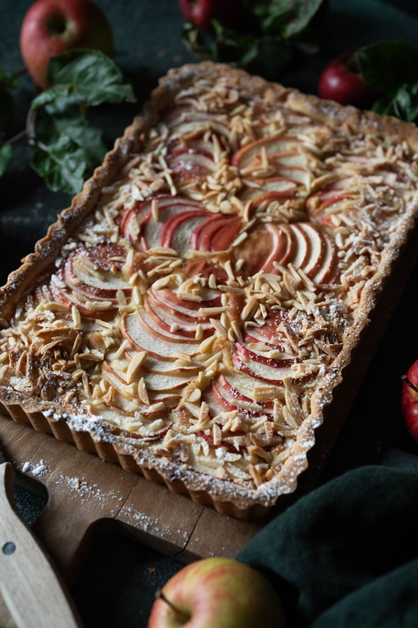 Rezept für Apfel-Frangipane-Tarte