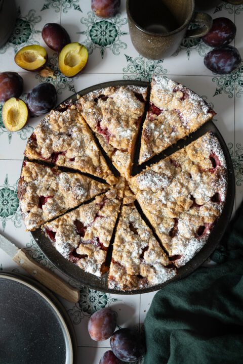 Fixes Rezept für Zwetschgenkuchen mit Streuseln