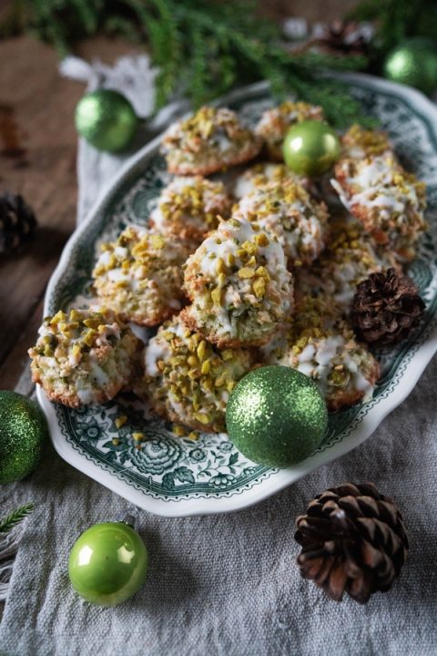 Einfaches Rezept für Kokos-Pistazien-Makronen