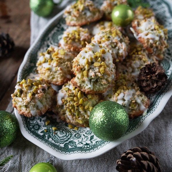 Einfaches Rezept für Kokos-Pistazien-Makronen