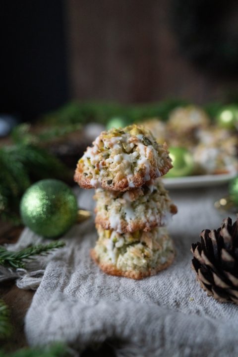 Einfaches Rezept für saftige Kokos-Pistazien-Makronen