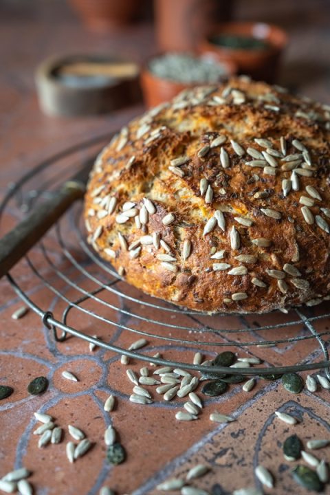 Einfaches, fixes Rezept für Dinkel Joghurt Brot mit Möhren Einfaches, fixes Rezept für Dinkel Joghurt Brot mit Möhren