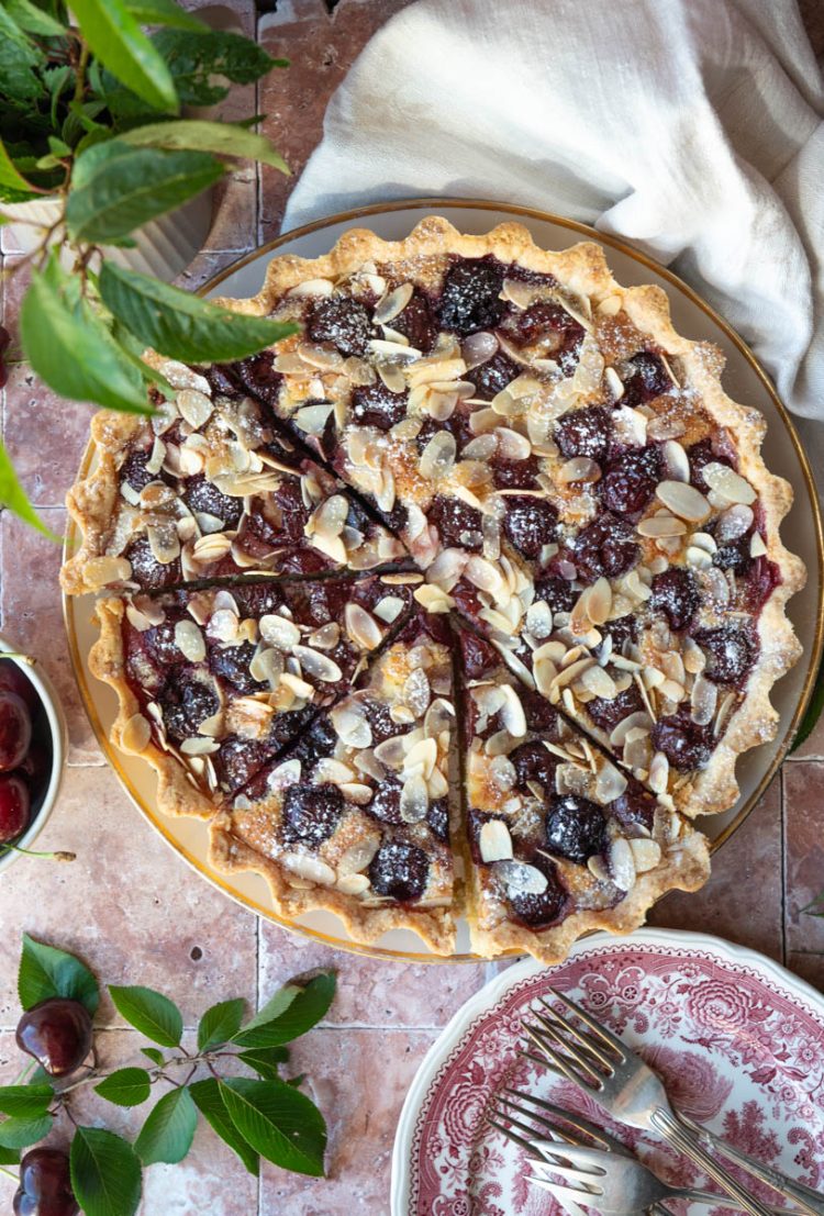 Kirschtarte mit Mandelfüllung