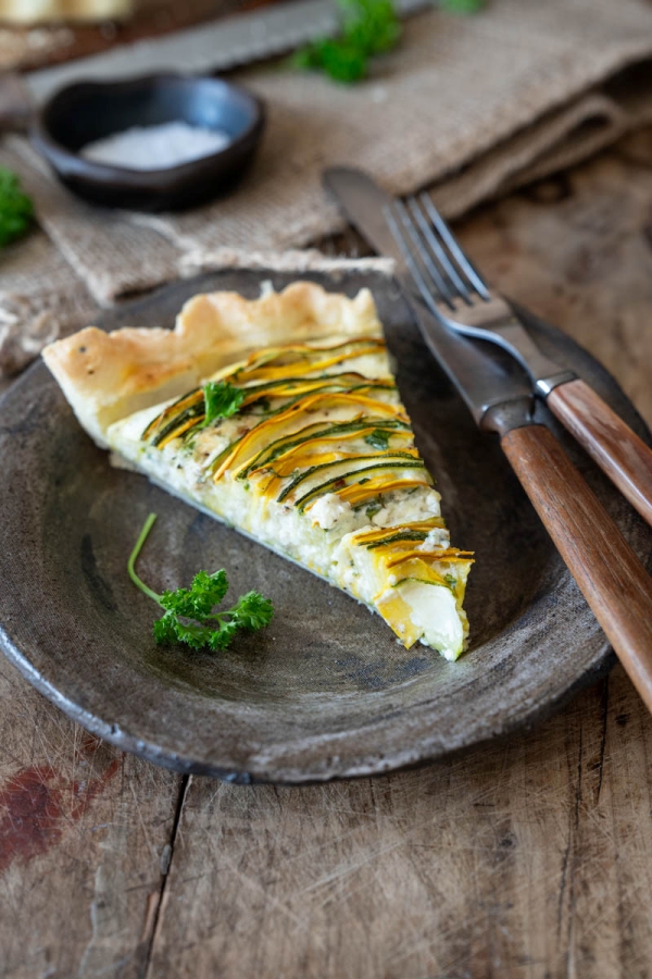 Quiche mit Zucchini - einfaches Sommerrezept