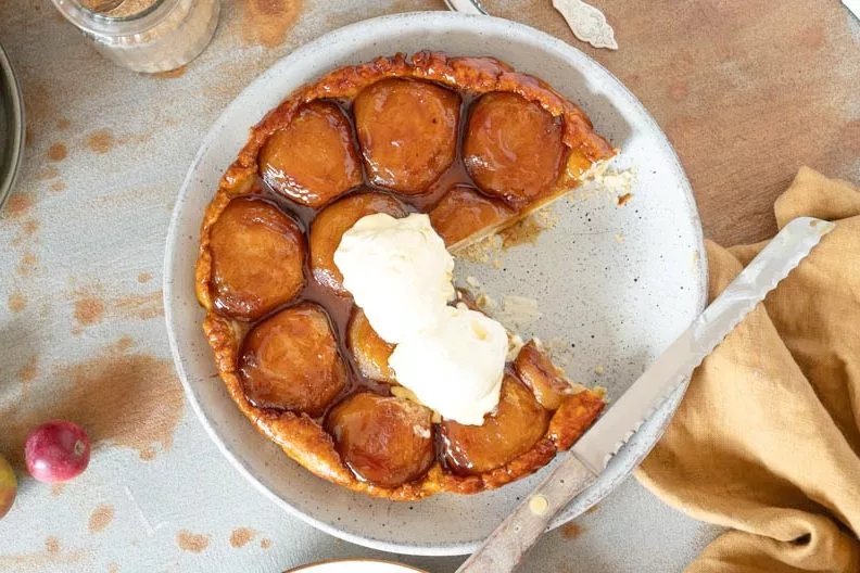 Einfaches Rezept für eine Tarte Tatin