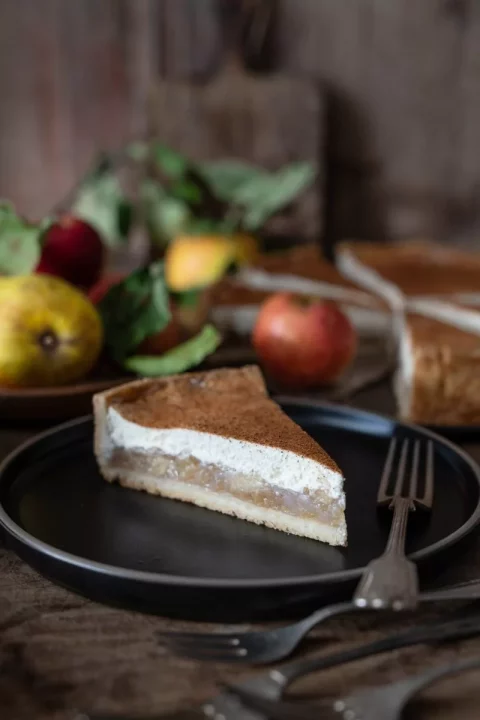 Rezept Apfeltarte mit Zimtschmand